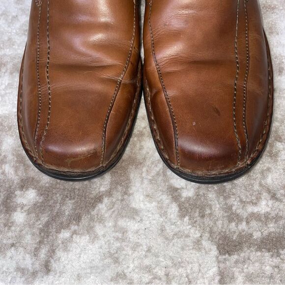 Clarks Men's Escalade Step Slip-On Loafer SZ 10 brown leather - Picture 9 of 9